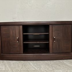 Brown wooden TV Stand 
