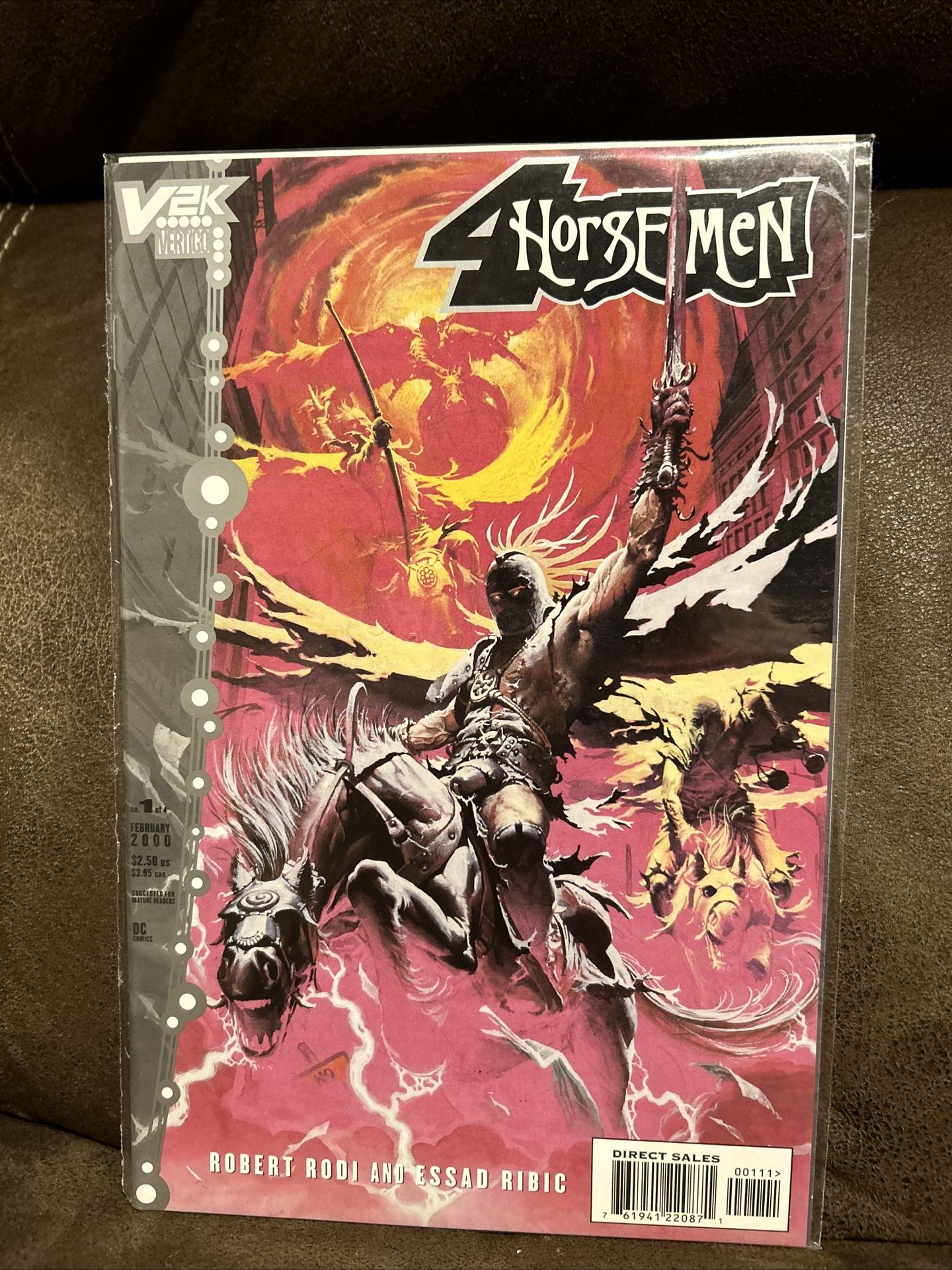 COMICS: FOUR HORSEMEN of Apocalypse #1 2 3 4 Complete (Vertigo/DC 2000)