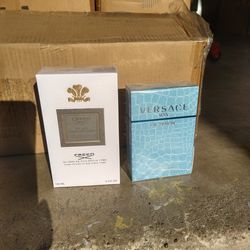 NEW Versace eau fraiche/Creed silver mountain water cologne