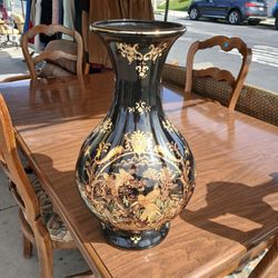 Black And Gold Vase
