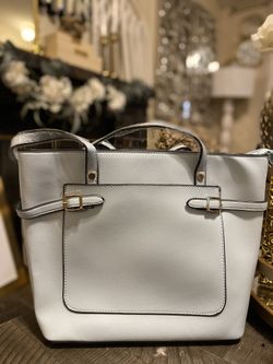 Light Blue Purse, And Matching Handbag 