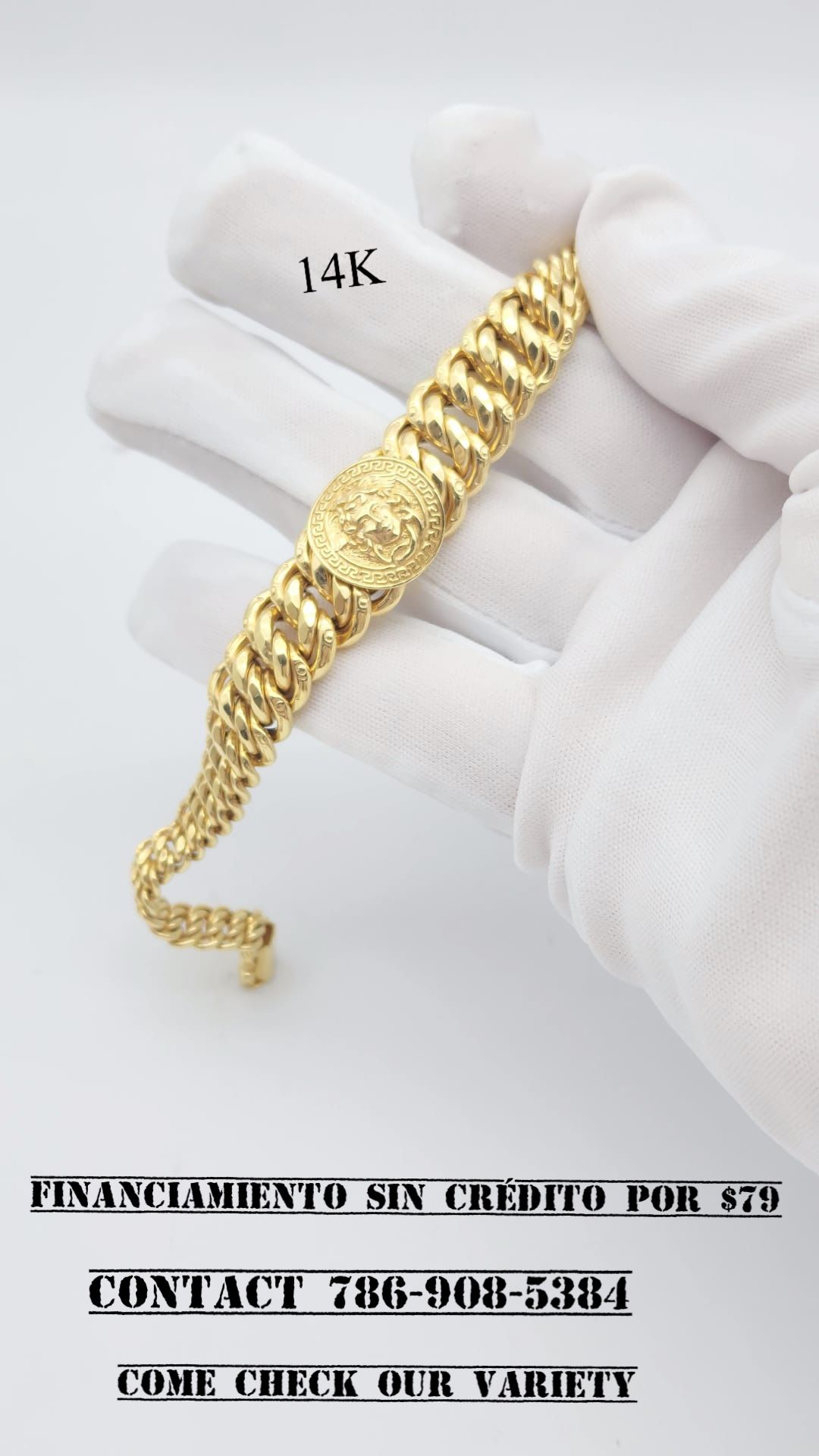 14K Bracelets For Men And Women. $79 For Financing Available.