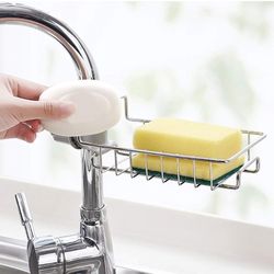 Kitchen Or Bathroom Sink Faucet Organizer
