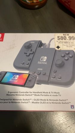 Nintendo switch split pad attachment slate gray