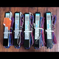 5-Pk  Philips Advance 60W ICN-2P60-N, 120/277V Instant Start Electronic Ballast