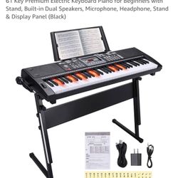 New 24HOCL 61 Key Premium Electric Keyboard 