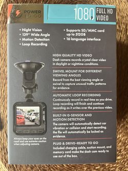 DASH CAMERA by Power to go
