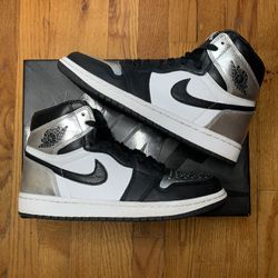 Air jordan 1 online retro high silver toe