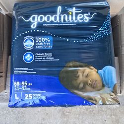 Goodnites Nighttime Underwear Boys Youth Large