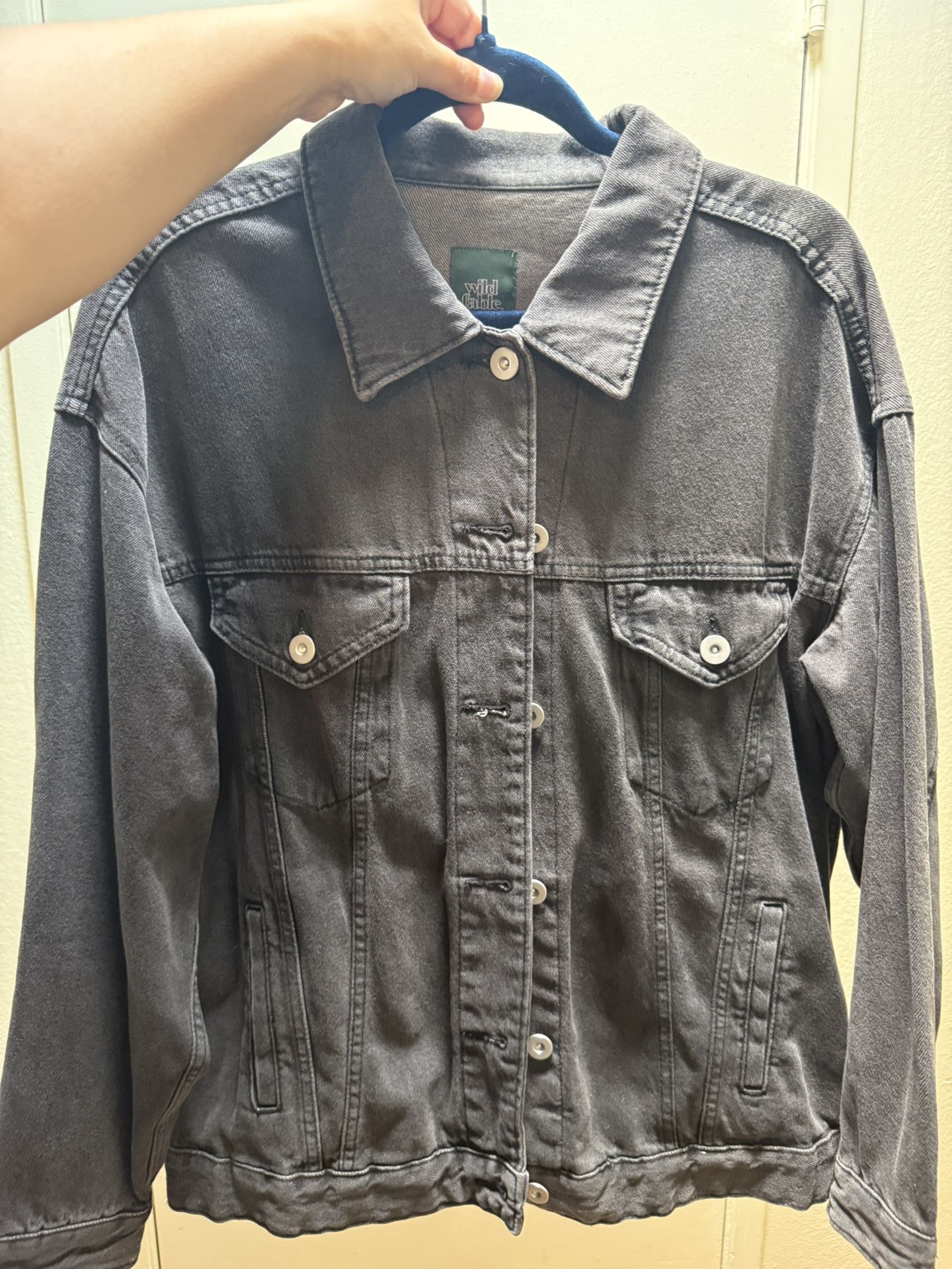 Black Jean Jacket