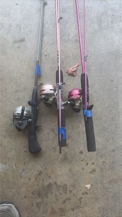 6’ fishing poles