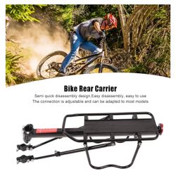 Bike Rear Carrier Rack – Universal Adjustable – Open Box (New)