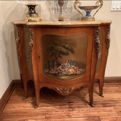 Antique Italian Console Marble Top Table