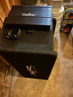 Skar Audio Subwoofer Box with Amplifier