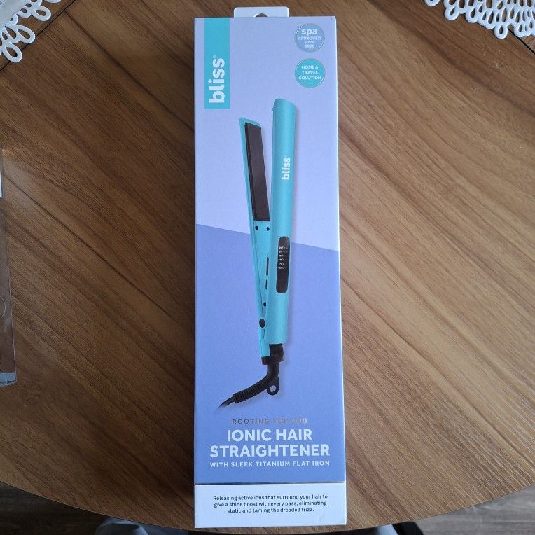 Bliss Ionic Hair Straightener NEW