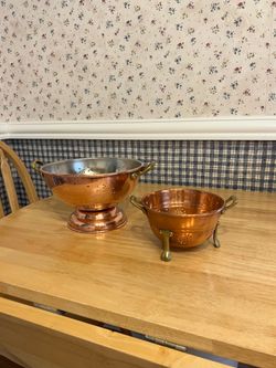 Copper colanders
