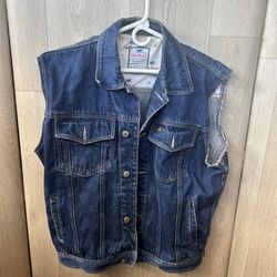 Denim Vest Size Medium