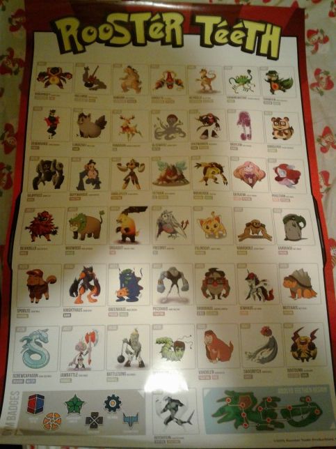 Rooster teeth/ Pokemon poster