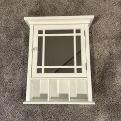 White Bathroom Cabinet 