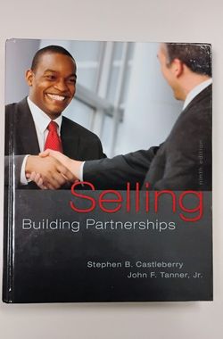 Selling Building Partnerships By Stephen B