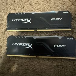 4 Sticks Of Ddr4 Ram 