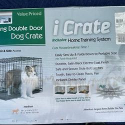New in box Large foldable  travel pet cage