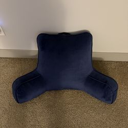 Bed Rest Reading Pillow Navy