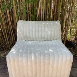 Howard Elliott Living Room Pod Chair with Removable Fur Cover