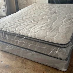 New Queen Size Pillow Top Mattress