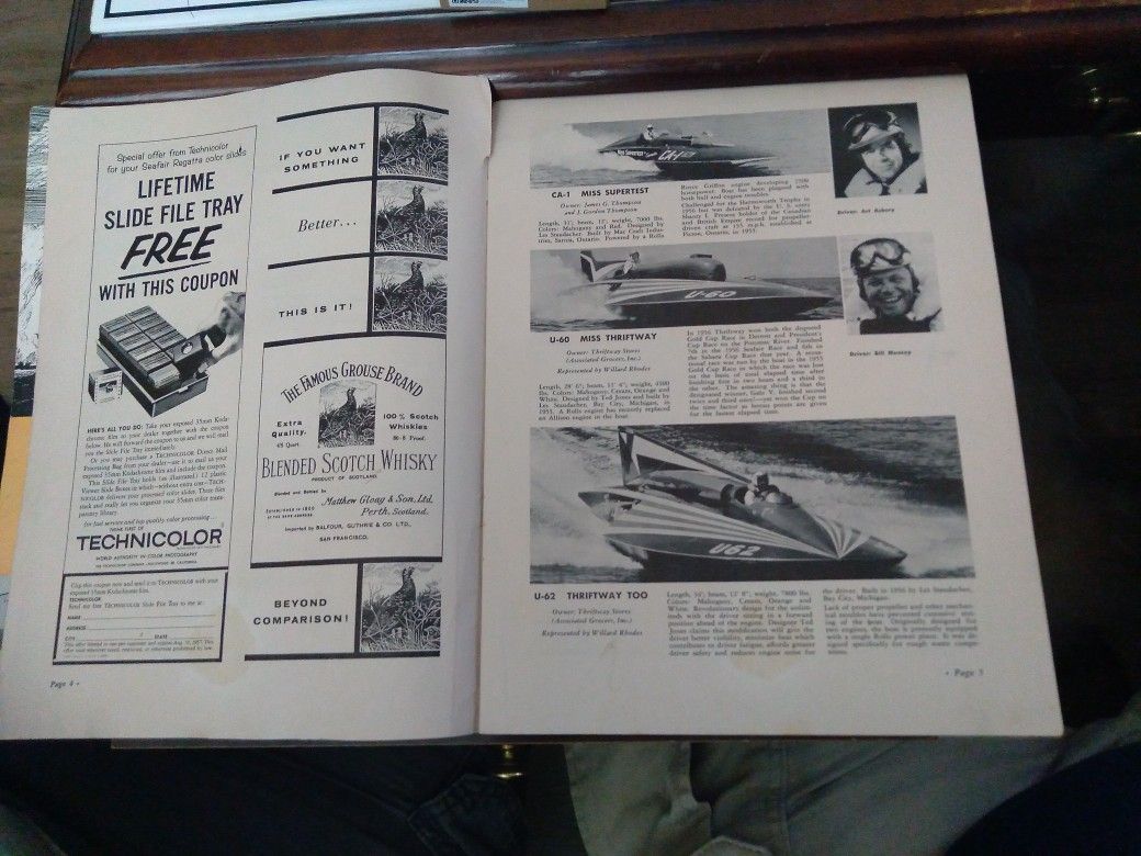 1957 Official Gold Cup Regatta Magazine