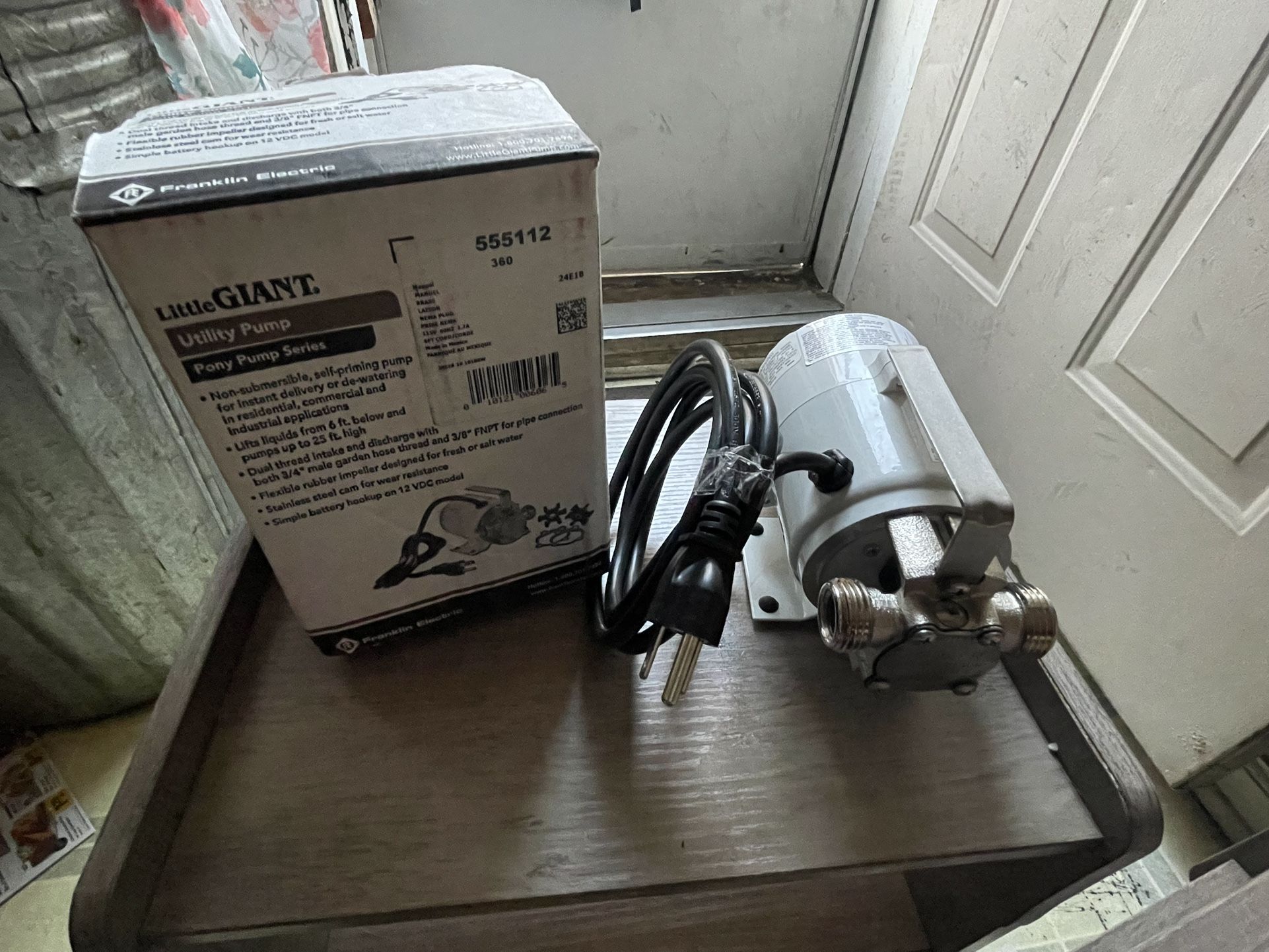 2 Little giant utility pump