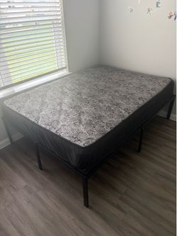 Twin mattress and frame