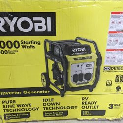 4000-Watt Recoil Start Gasoline Powered Digital Inverter Generator with CO Shutdown

