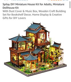 SPILAY new DIY miniature house kit W lights