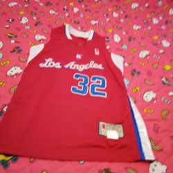 Hardwood Classic Basketball Jersey Clippers Number 32 Griffin Size M Adults 
