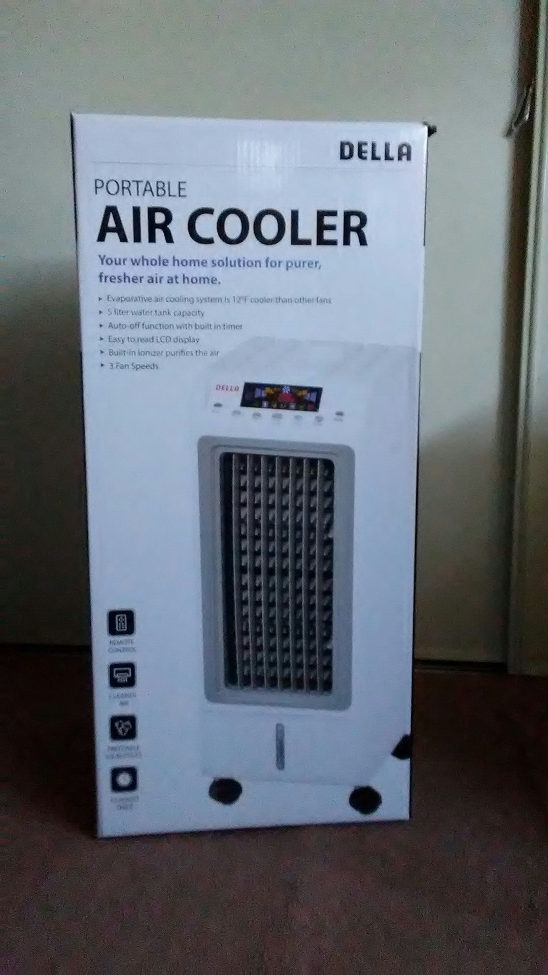 DELLA;Portable Air Cooler.Brand New.Still in box.w/remote control.