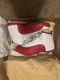 12 Jordan Retro Cherry red size 9.5