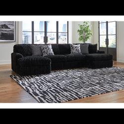 MIDNIGHT MADNESS SECTIONAL BY ASHLEY FURNITURE NEW$1500