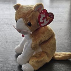 Ty Beanie Baby Tangles the Cat 7" 18cm New 2003 MWMTs Rare Retired