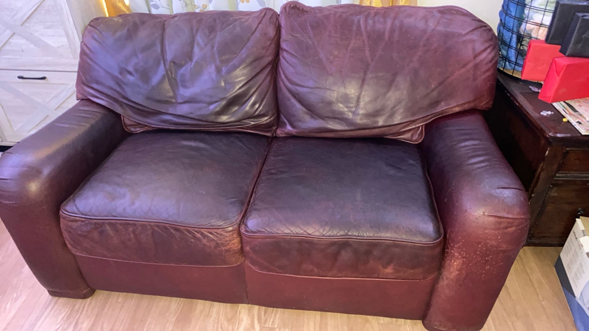 Leather Couch Set