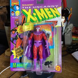 X-men Toy Biz Magneto Action Figure W/ Trading Card