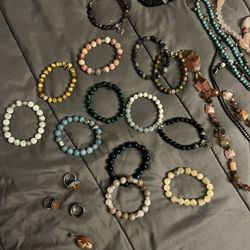 Semi Precious Stone Bracelets