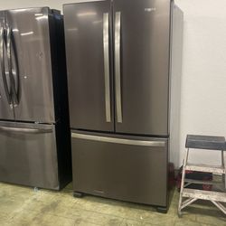 Whirlpool finger proof French door refrigerator GS HR