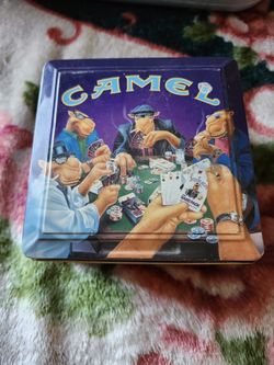 Vintage Camel Poker Set