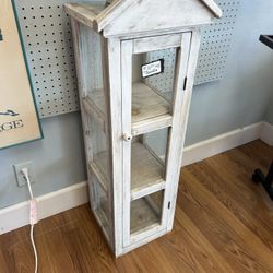 White Shabby Chic Cube Cabinet