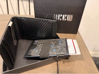 FORGED Carbon Fiber Wallet & RFID Card Holder Set – New in Box