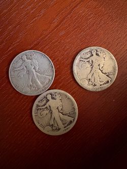Silver half dollars