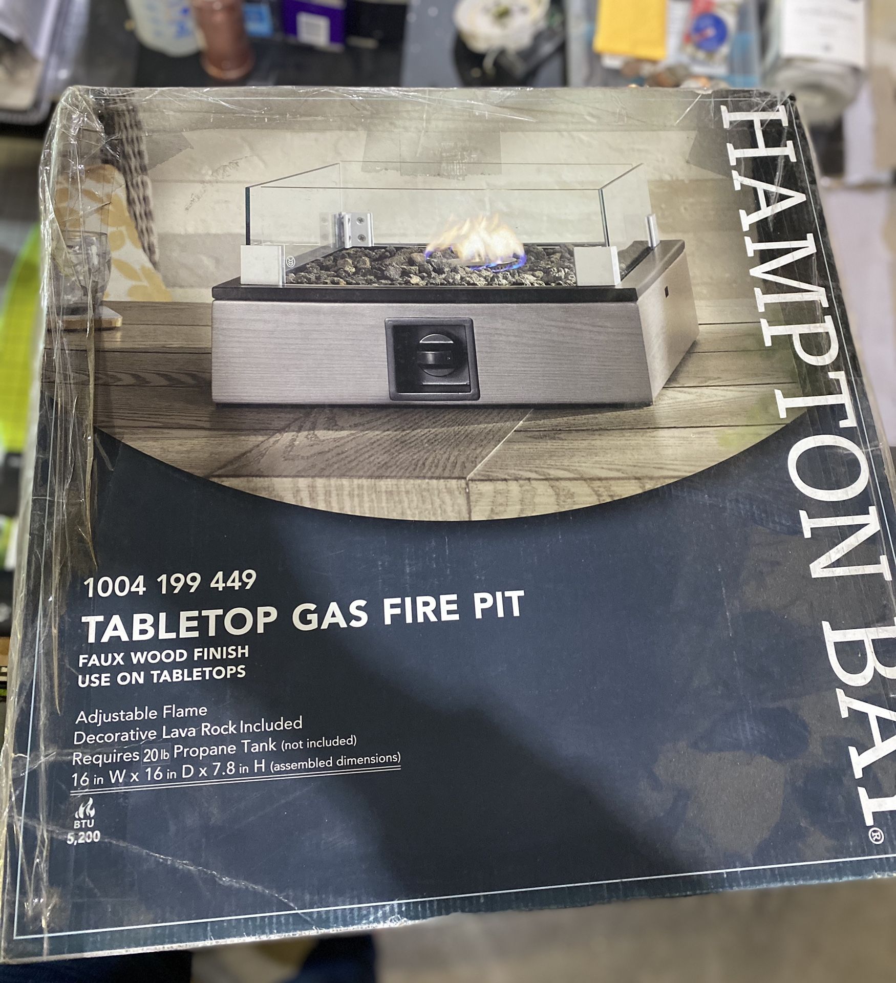 Hampton bay tabletop gas fire pit 1004 199 449