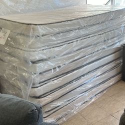 Twin mattresses $89 each full mattresses $129. Each queen mattress is $150 each king mattresses $300 each.