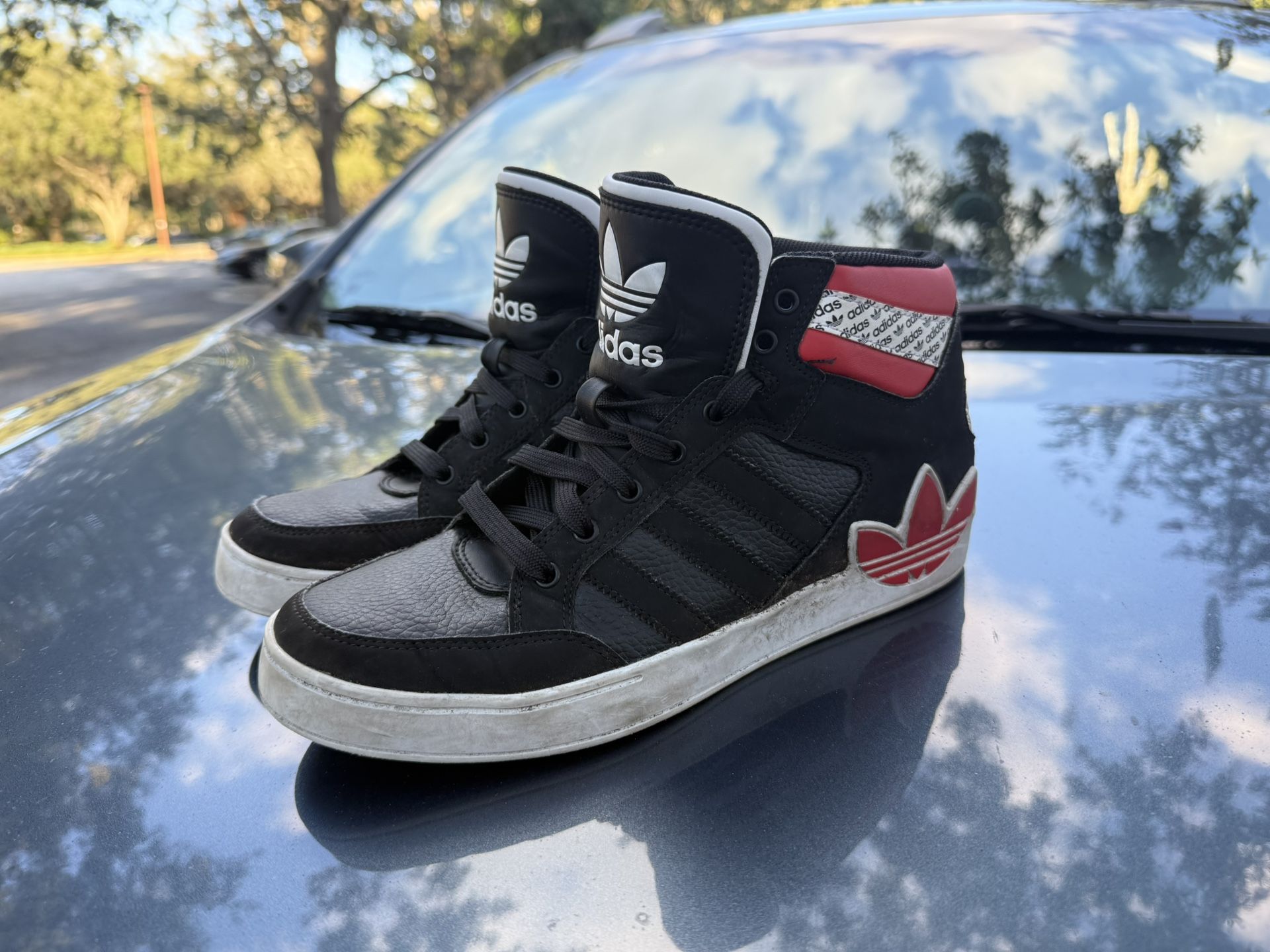 Adidas Hard Court High J Transmission Pack - Black